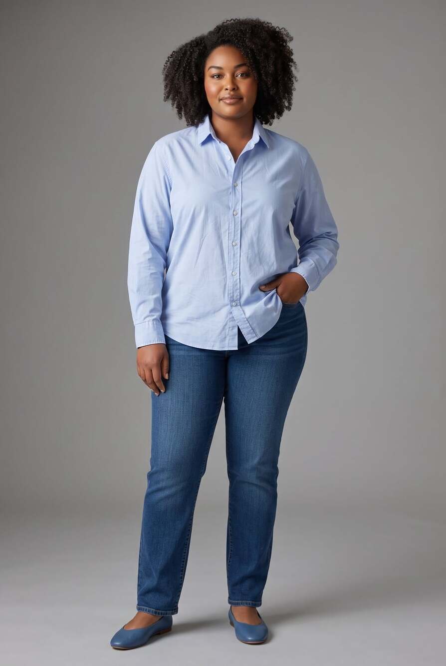 Frank & Eileen Light Blue Plaid Long-Sleeve Button-Down Shirt Size XL